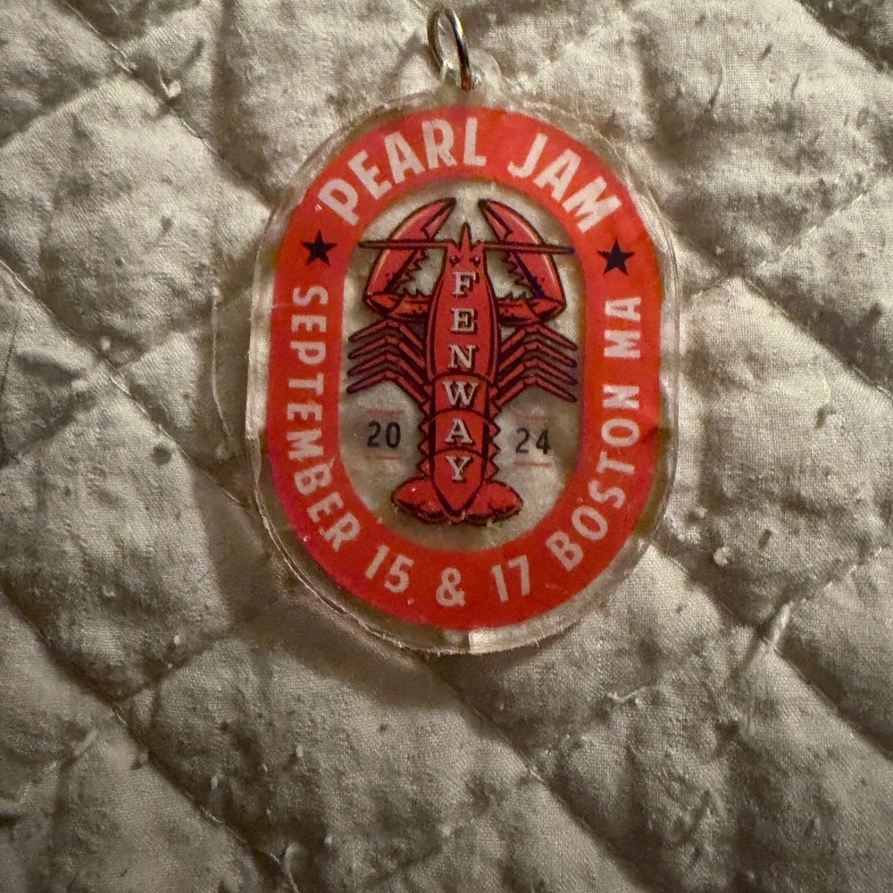 Pearl Jam Fenway Park Red Ornament
